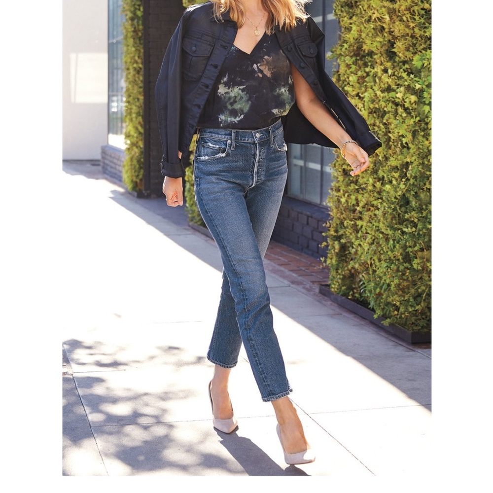 Agolde Riley High Rise Straight Sz 32